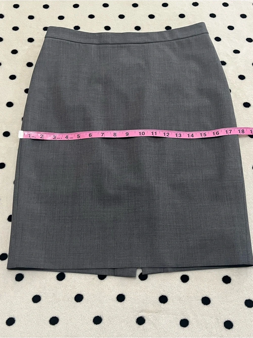 J. Crew No. 2 Pencil Skirt in Italian Stretch Wool Gray Size 2_6